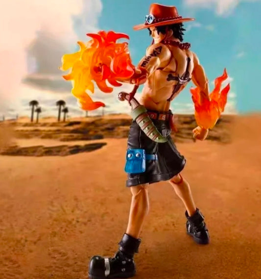 Bandai, Soul Limited S.H.Figuarts ONE PIECE Portcas D Ace Fire Fist, Top Showdown, Movable Figure CN verison