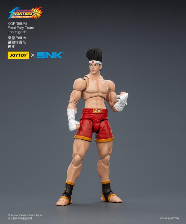 JOYTOY Fatal Fury Team Terry Bogard Andy Bogard Joe Higashi  1/18 Action Figure Set SNK KOF '98UM