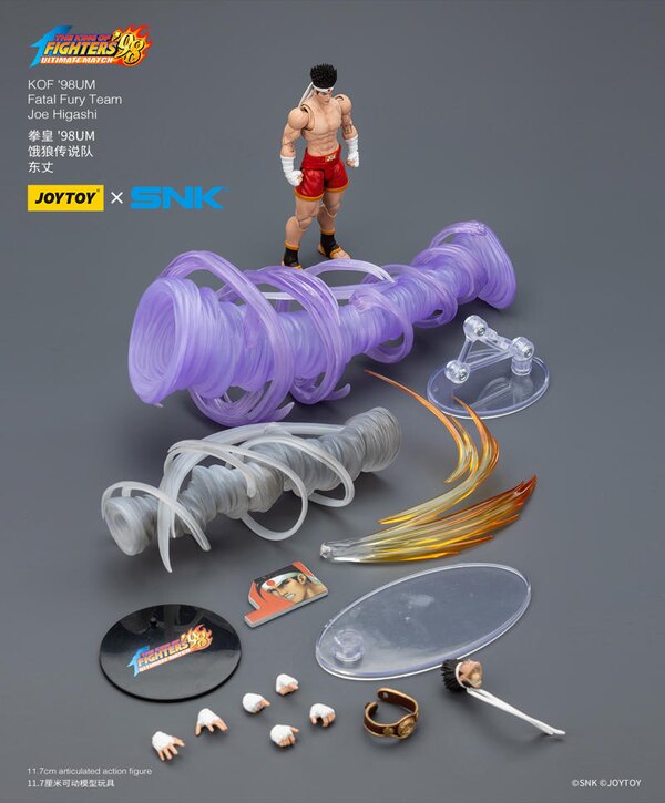 JOYTOY Fatal Fury Team Terry Bogard Andy Bogard Joe Higashi  1/18 Action Figure Set SNK KOF '98UM