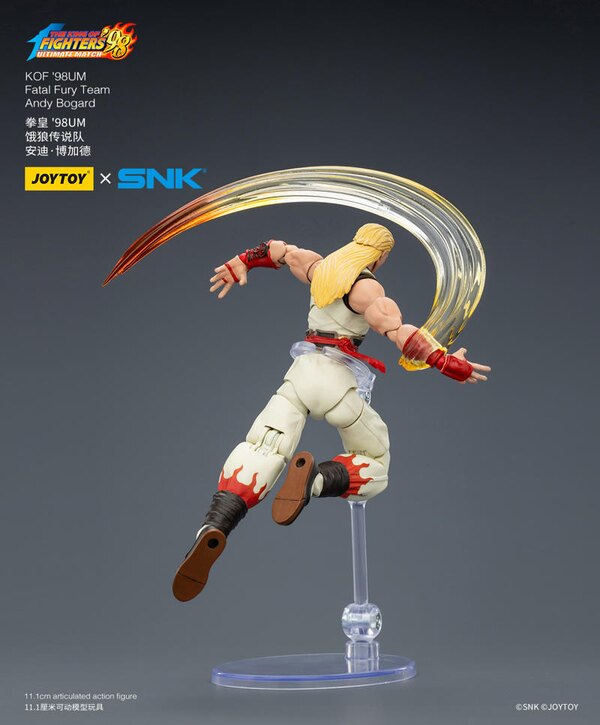 JOYTOY Fatal Fury Team Terry Bogard Andy Bogard Joe Higashi  1/18 Action Figure Set SNK KOF '98UM