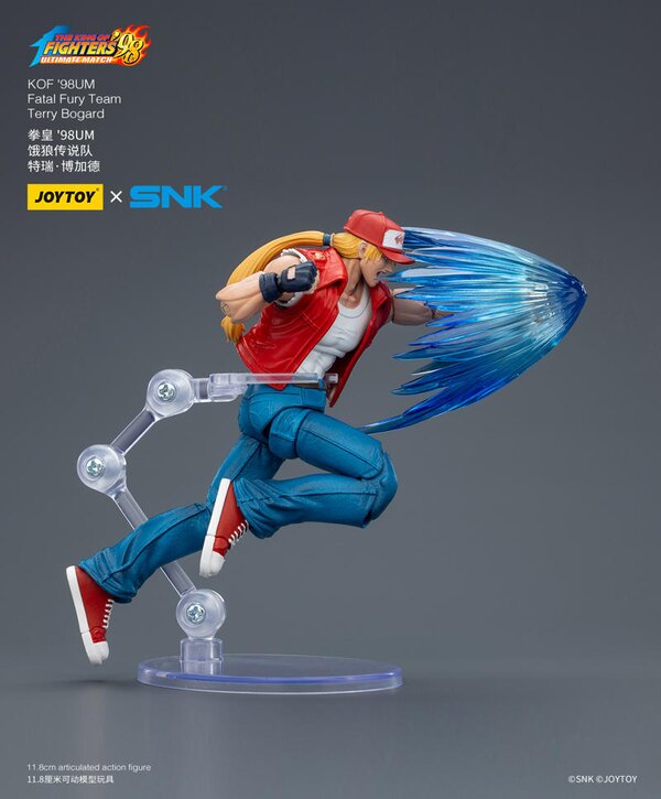 JOYTOY Fatal Fury Team Terry Bogard Andy Bogard Joe Higashi  1/18 Action Figure Set SNK KOF '98UM