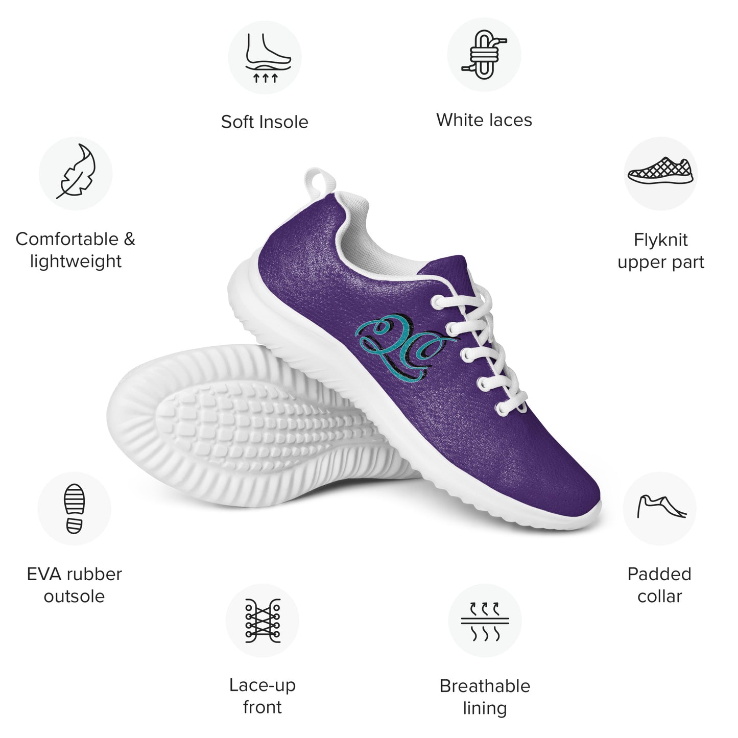 SWATS QC Sprint Purple | Men’s athletic shoes